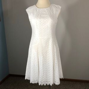 White Eliot Lace Handmade Dress